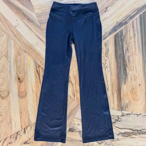 Athleta Girl, Black High Rise Chit Chat Flare Pant Legging, Girl's Medium/8-10 - Picture 3 of 7